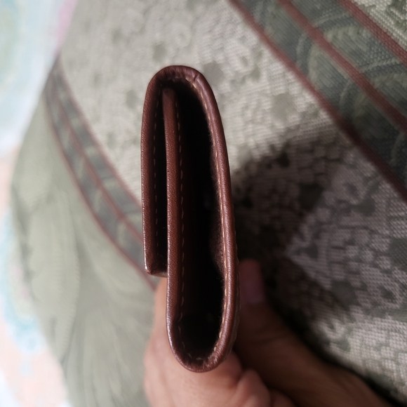 Burberry Brown and Cream Key Card Holder with Classic Check Pattern - Picture 7 of 7